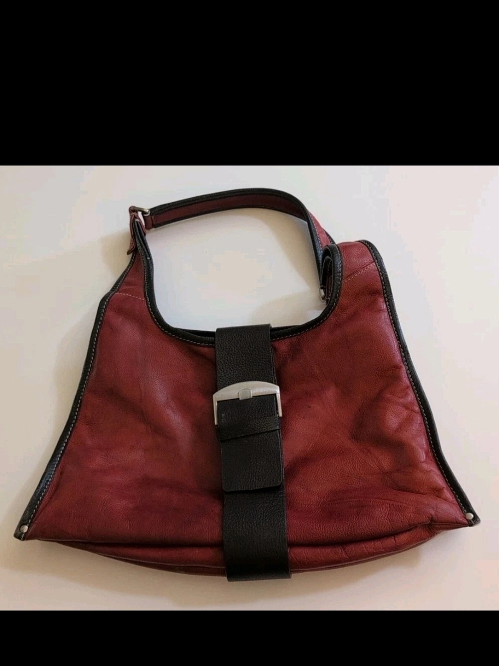 Women's large Handbag Sophia Visconti Italian Leather Large Bag Y2k Style